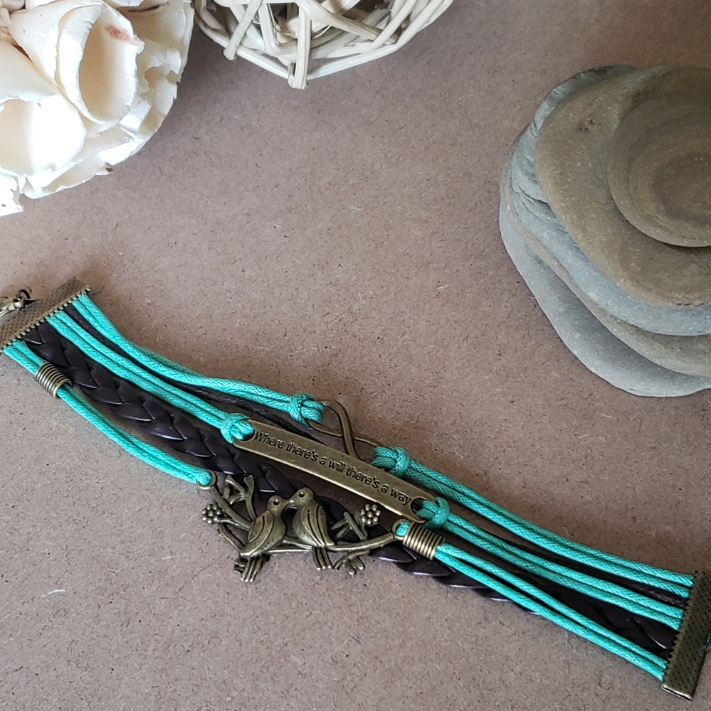 New Turquoise Layered Bracelet - Picture 3 of 4
